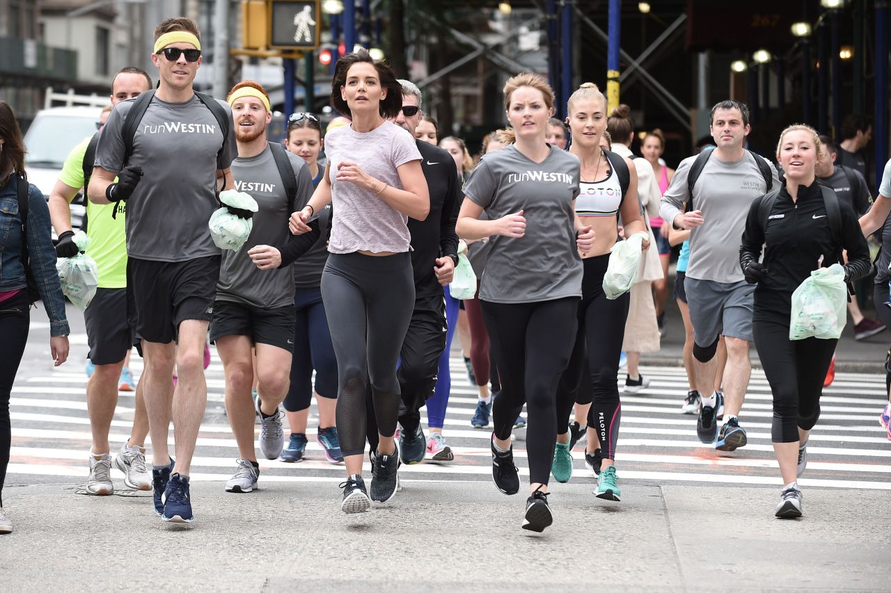 Katie Holmes - Westin Hotels & Resorts to Run in New York 06/06/2018