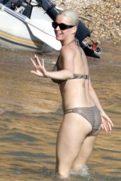 Katy Perry in Bikini on the Beach in Ibiza 06/27/2018