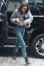 Kendall Jenner and Kourtney Kardashian - Emerge From Broken Coconut Ice Cream Shop in the East Village in NYC 06/05/2018