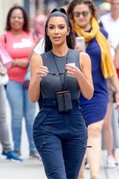 Kim Kardashian Urban Street Style - New York City 06/15/2018