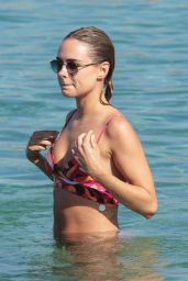 Kimberley Garner in Bikini on the Beach in Mykonos 06/14/2018