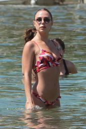 Kimberley Garner in Bikini on the Beach in Mykonos 06/14/2018
