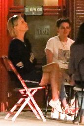 Kristen Stewart and Charlize Theron at a Local Spot in Los Feliz 06/13/2018