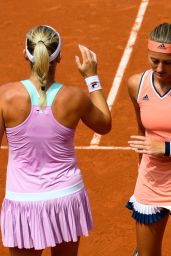 Kristina Mladenovic and Timea Babos – French Open Tennis Tournament 2018 in Paris 06/07/2018