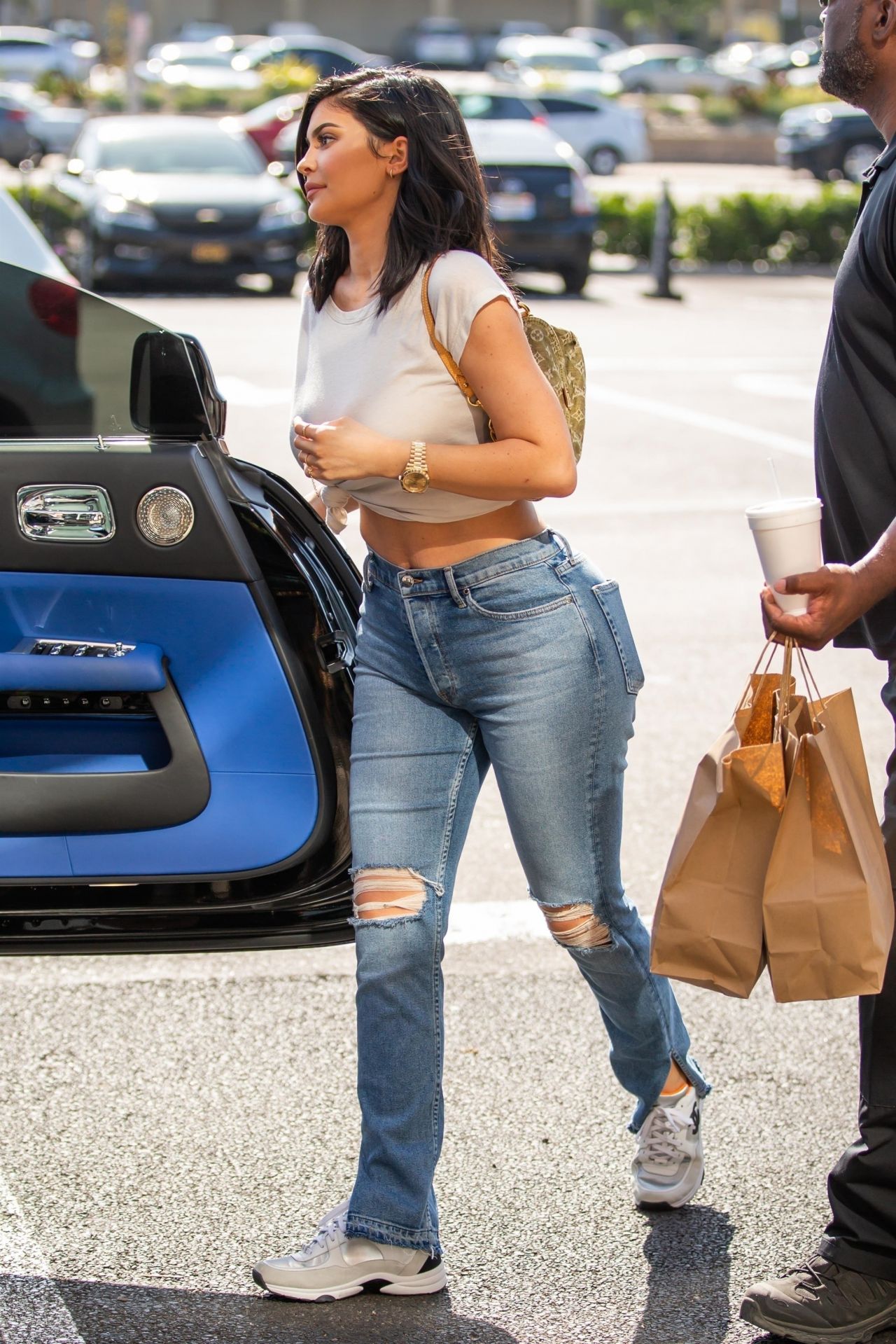 Kylie Jenner and Jordan Woods in Calabasas 06/08/2018 • CelebMafia