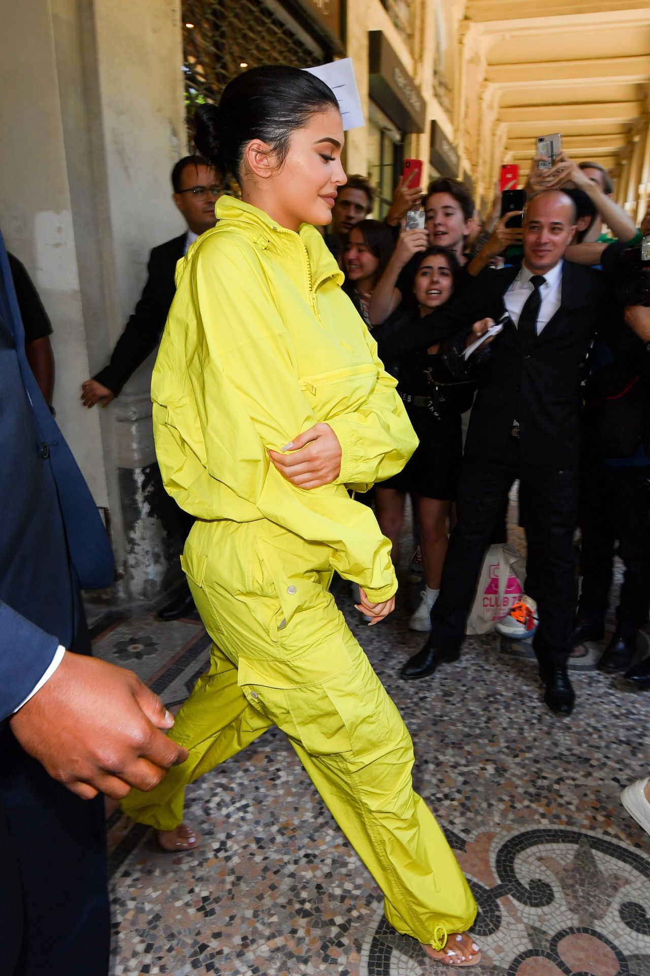 Kylie Jenner attending the Louis Vuitton Menswear Spring Summer 2019 show  as part of Paris Fashion Week in Paris, France on June 21, 2018. Photo by  Aurore Marechal/ABACAPRESS.COM Stock Photo - Alamy