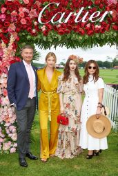Lily Collins - Cartier Queens Cup Polo in Windsor 06/17/2018 • CelebMafia