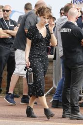 Lily James - Filming in Gorleston On Sea, London 06/27/2018 • CelebMafia