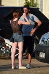 Lindsay Lohan - Arguing With a Man at Lohan Beach Club in Mykonos 06/10/2018