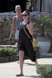 Lindsay Lohan - Lohan Beach House in Mykonos 06/07/2018