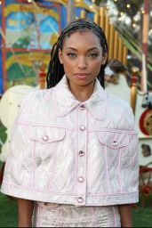 Logan Browning – Moschino S/S 2019 Menswear And Women’s Resort Collection in Burbank