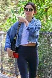 Lucy Hale in Tights at Griffith Park in LA 06/27/2018