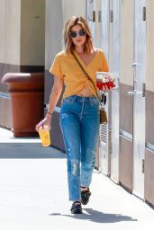 Lucy Hale - Stopping by Coffee Bean in Studio City 06/12/2018