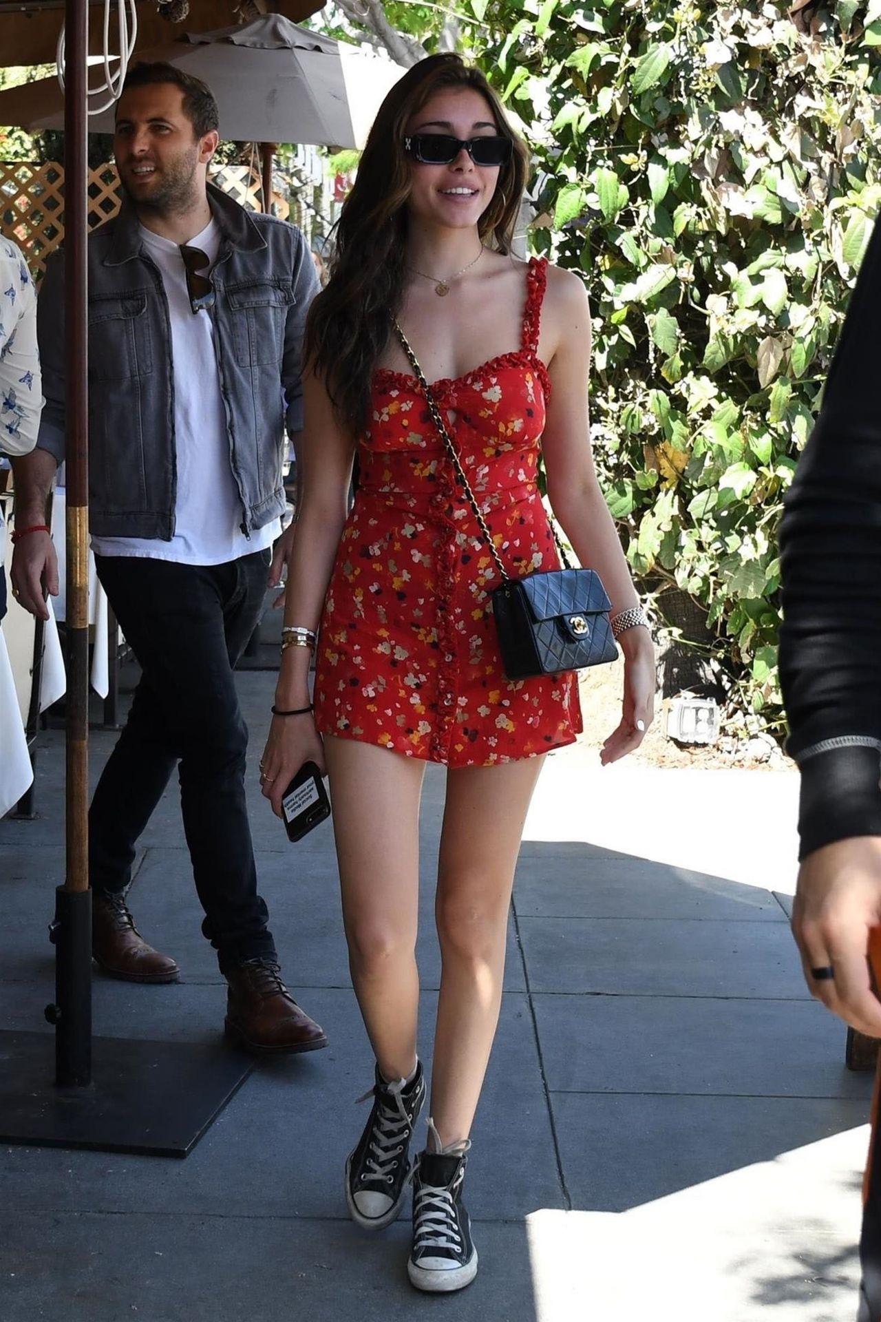 Madison Beer and Boyfriend Zack Bia at Il Pastaio Restaurant in Beverly ...