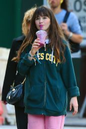 Malina Weissman Grabs a Red Juice on the Upper East Side in NY 06/12/2018