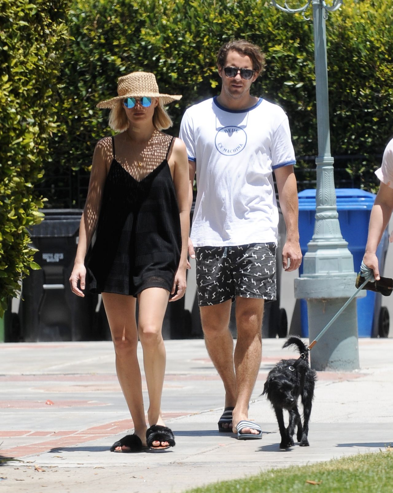 Margot Robbie With Husband Tom Ackerley - Out for a Walk in Los Angeles ...