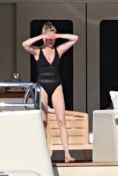 Melanie Griffith - With Friends on a Boat in Sardinia 06/20/2018