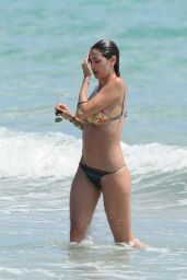 Melissa Satta in Bikini on the Beach in Ibiza 06/08/2018