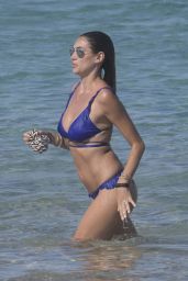 Melissa Satta in Bikini on the Beach in Porto Rotondo 06/18/2018