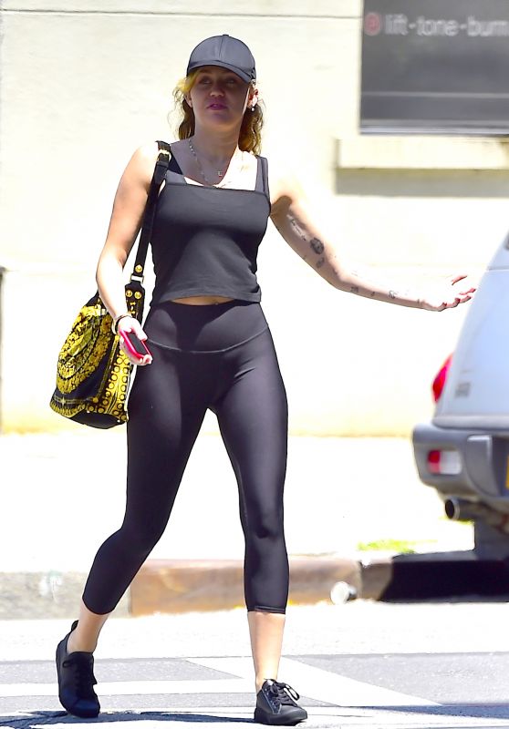 Miley Cyrus - Heading to the Gym in NYC 06/26/2018
