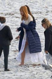 Nicole Kidman - Films a Beach Scene For "Big Little Lies" in Monterey 06/12/2018