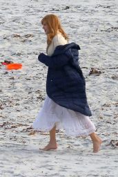 Nicole Kidman - Films a Beach Scene For "Big Little Lies" in Monterey 06/12/2018