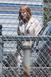 Nicole Kidman on a Film Set on her 51st Birthday in Santa Monica 06/20/2018