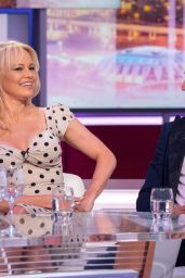 Pamela Anderson - "Good Evening Britain" TV Show in London 06/28/2018