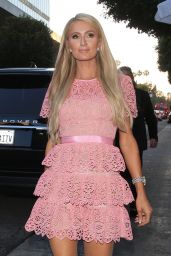 Paris Hilton in Pink - Opening of TOTALEE Hair Salon in Beverly Hills