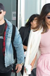 Priyanka Chopra and Nick Jonas - JFK Airport in New York 06/08/2018