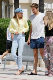 Romee Strijd and Boyfriend Laurens van Leeuwen - Ibiza 06/07/2018