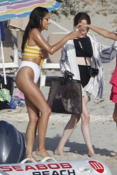 Shay Mitchell in Bikini - Enjoys a Boat Trip to Formentera 06/26/2018