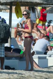 Stephanie Pratt in a Red Bikini in Mykonos 06/20/2018