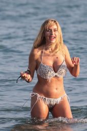 Valeria Marini in Bikini on the Beach in Forte dei Marmi 06/17/2018