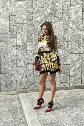 Xenia Tchoumitcheva – Convivio 2018 Red Carpet in Milan