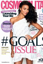 Zoe Saldana - Cosmopolitan Magazine South Africa July 2018 Issue