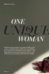 Zoe Saldana - Glamour Magazine South Africa July 2018