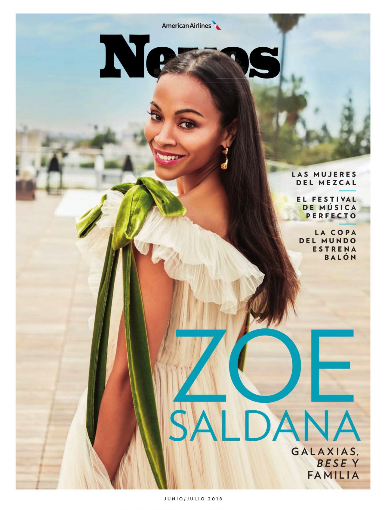 Zoe Saldana - Nexos Magazine June 2018 • CelebMafia