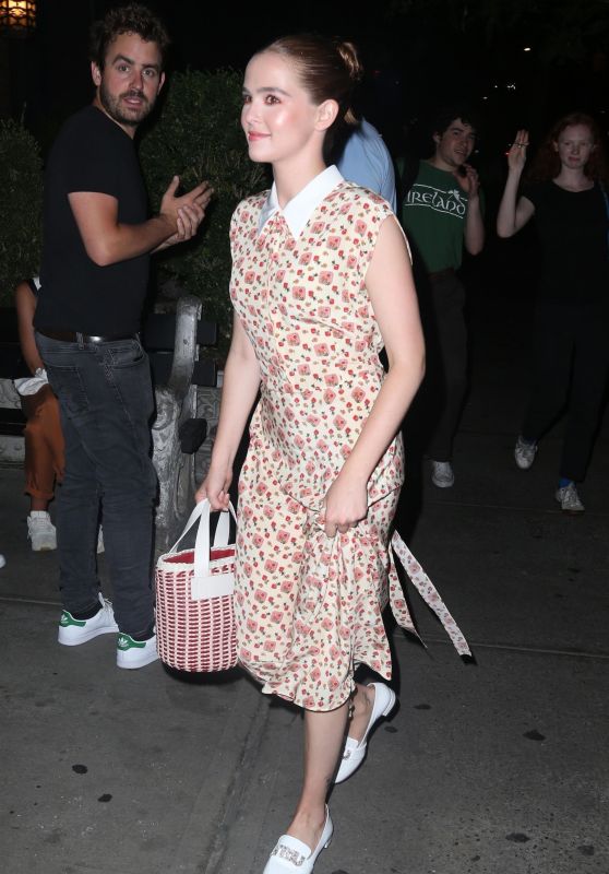 Zoey Deutch Night Out Style - New York 06/20/2018
