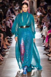 Adriana Lima - Schiaparelli Haute Couture Runway at Paris Fashion Week 07/02/2018