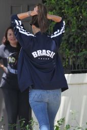 Alessandra Ambrosio - Heads to Her SUV as she Gets Ready to Depart LAX in LA, June 2018