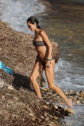 Alessandra Ambrosio in Bikini on the Beach in Ibiza 07/08/2018