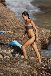 Alessandra Ambrosio in Bikini on the Beach in Ibiza 07/08/2018