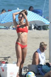 Alessandra Ambrosio in Bikini on the Beach in Santa Monica 07/22/2018