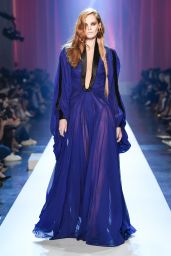 Alexina Graham Walks Jean Paul Gaultier Fashion Show in Paris 07/04/2018