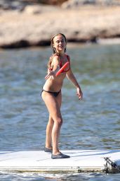 Amelia Windsor in Bikini at the Beach in Ibiza 07/27/2018