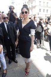 Araya Hargate at Jean Paul Gaultier Fashion Show in Paris 07/04/2018