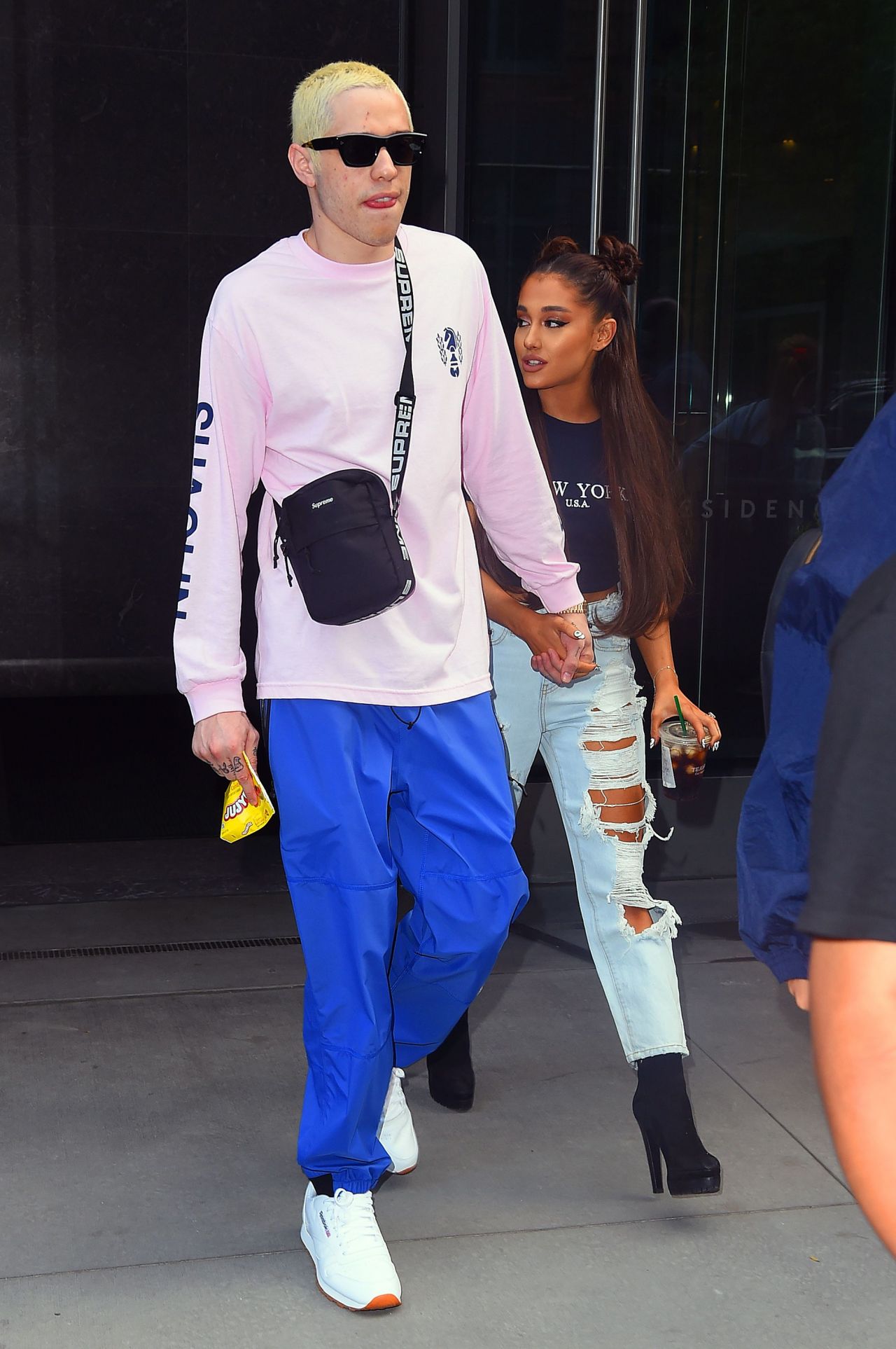 Ariana Grande and Pete Davidson - Heading to Her Concert in New York ...
