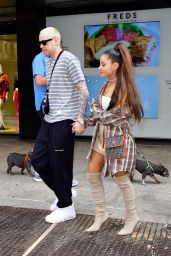 Ariana Grande and Pete Davidson - Shopping at Barney