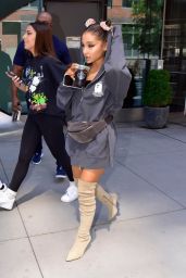 Ariana Grande - Outside a Recording Studio in Queens